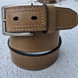 Dickies reinforced leather work belt 3X 50-52" Waist LARGE